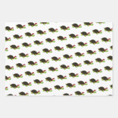 Weihnachtsschilden Geschenkpapier Set (Vorderseite)