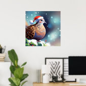 Weihnachtsschildkröte 2 poster (Heimbüro)