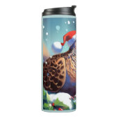 Weihnachtsschildkröte 2 thermosbecher (Nach links gedreht)