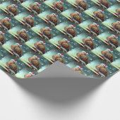 Weihnachtsschildkröte 3 geschenkpapier (Ecke)
