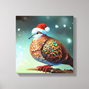 Weihnachtsschildkröte 3 leinwanddruck