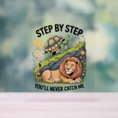 Weihnachtsschildkröte Acrylschild (Neutral)