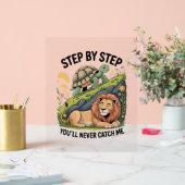 Weihnachtsschildkröte Acrylschild (Hochzeit)