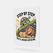 Weihnachtsschildkröte Acrylschild (Winkel)