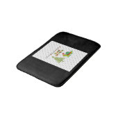 Weihnachtsschildkröte Badematte (Schrägansicht)