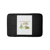 Weihnachtsschildkröte Badematte (Vorderseite)