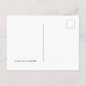 Weihnachtsschildkröte Feiertagspostkarte (Rückseite)