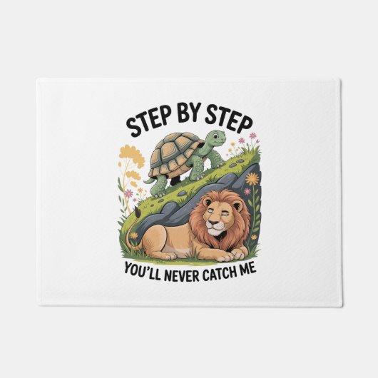 Weihnachtsschildkröte Fußmatte (Vorderseite)