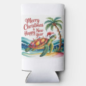 Weihnachtsschildkröte im Paradies Selters Dosenkühler (Rückseite)