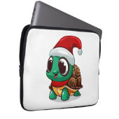 Weihnachtsschildkröte Laptopschutzhülle (Vorne Rechts)
