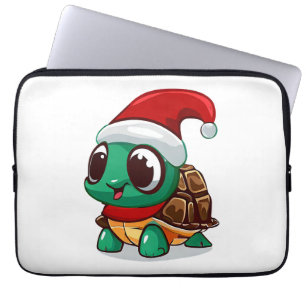 Weihnachtsschildkröte Laptopschutzhülle