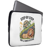 Weihnachtsschildkröte Laptopschutzhülle (Vorne Rechts)