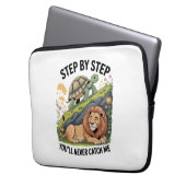 Weihnachtsschildkröte Laptopschutzhülle (Vorderseite Links)