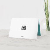 Weihnachtsschildkröte mit Kerzenleuchten Karte (Rückseite)