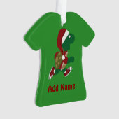 Weihnachtsschildkröte Ornament (Vorderseite)