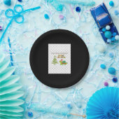 Weihnachtsschildkröte Pappteller (Party)