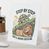 Weihnachtsschildkröte Sockelschild (In Situ)