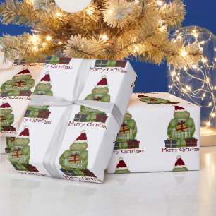 Weihnachtsschildkröten-Feiertage-Packpapier Geschenkpapier