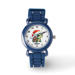 Weihnachtsschildkröten geben Namen Armbanduhr