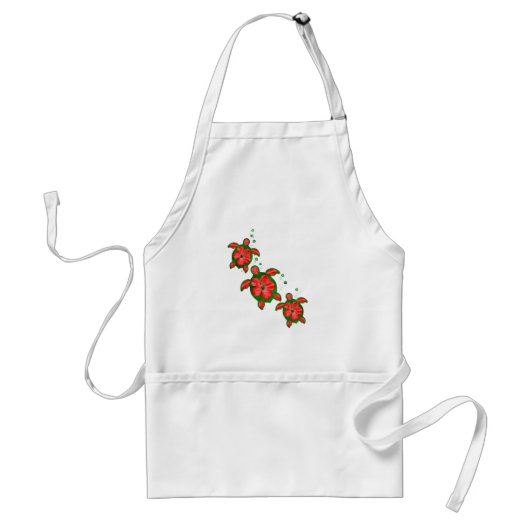 Weihnachtsschildkröten Schürze (Vorne)