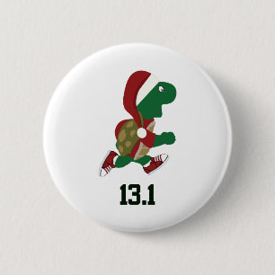 Weihnachtsschildkrötenläufer 13,1 button