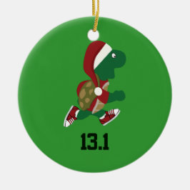 Weihnachtsschildkrötenläufer 13,1 keramikornament