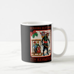 Weihnachtsschläge von Krampus Weihnachten Kaffeetasse