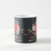 Weihnachtsschlamm bunter Kinder Urlaub Kaffeetasse (Mittel)