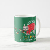 Weihnachtsschlamm bunter Kinder Urlaub Kaffeetasse (VorderseiteRechts)