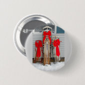 Weihnachtsschlämme Button (Vorne & Hinten)