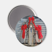 Weihnachtsschlämme Magnet (Vorderseite/Rückseite)