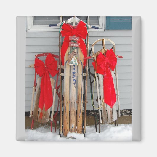 Weihnachtsschlämme Magnet (Vorne)