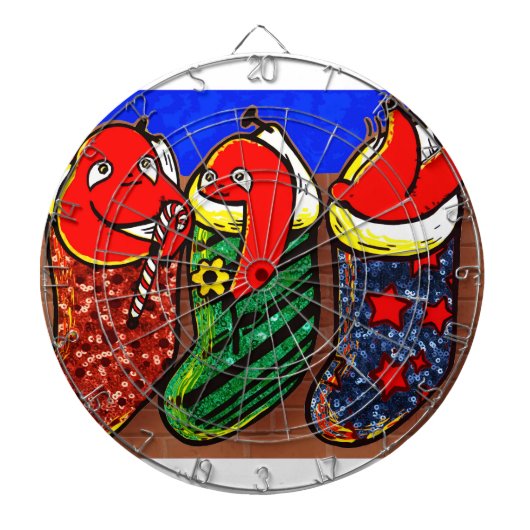 Weihnachtsschlampe für Strumpf Dartscheibe (vorne)