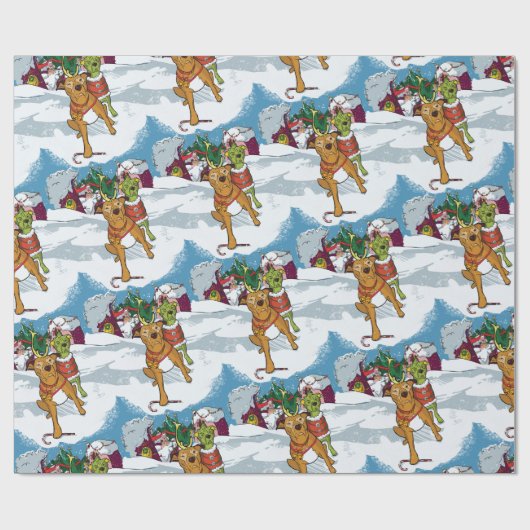 Weihnachtsschlampen Geschenkpapier (Flach)