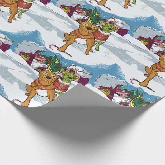 Weihnachtsschlampen Geschenkpapier (Ecke)