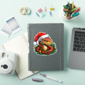 Weihnachtsschlange Aufkleber (iPad Hülle)