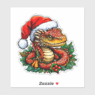 Weihnachtsschlange Aufkleber