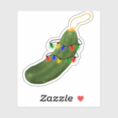 Weihnachtsschlange Aufkleber (Blatt)