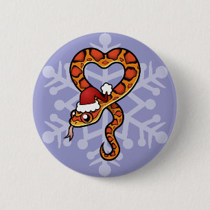 Weihnachtsschlange Button