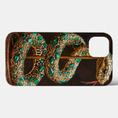 Weihnachtsschlange Case-Mate iPhone Hülle (Rückseite (Horizontal))