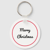 Weihnachtsschlange | Funny Holiday Pickles Schlüsselanhänger (Rückseite)