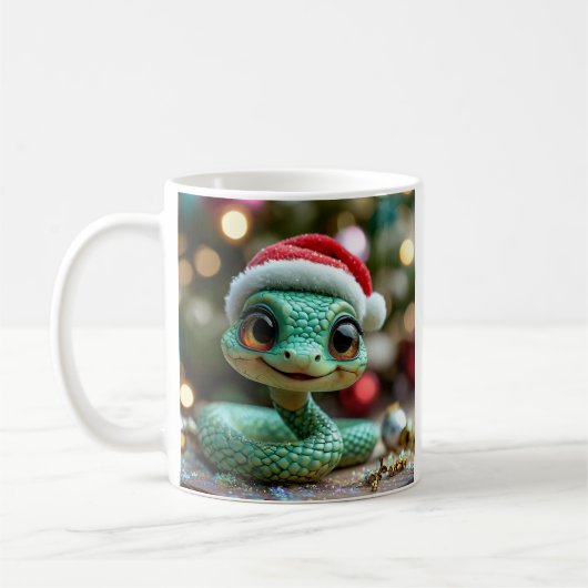 Weihnachtsschlange Kaffeetasse (Links)