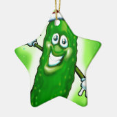 Weihnachtsschlange Keramik Ornament (Links)