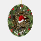 Weihnachtsschlange Keramik Ornament (Rechts)