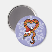 Weihnachtsschlange Magnet (Vorderseite/Rückseite)