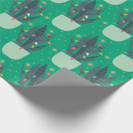 Weihnachtsschlange Pflanze Geschenkpapier