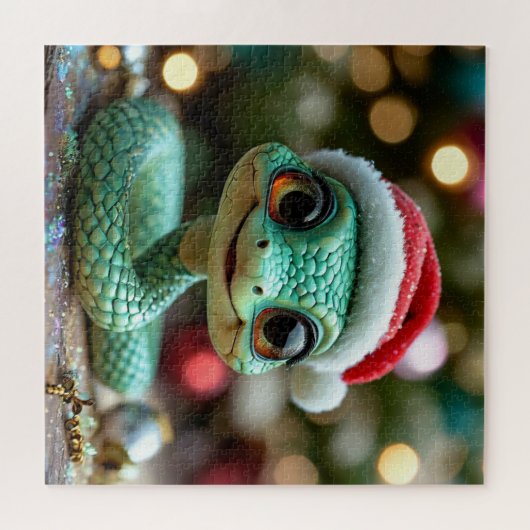 Weihnachtsschlange Puzzle (Horizontal)