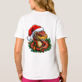 Weihnachtsschlange T-Shirt (Rückseite)