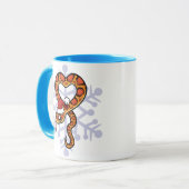 Weihnachtsschlange Tasse (Vorderseite Links)