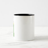Weihnachtsschlange Zweifarbige Tasse (Mittel)